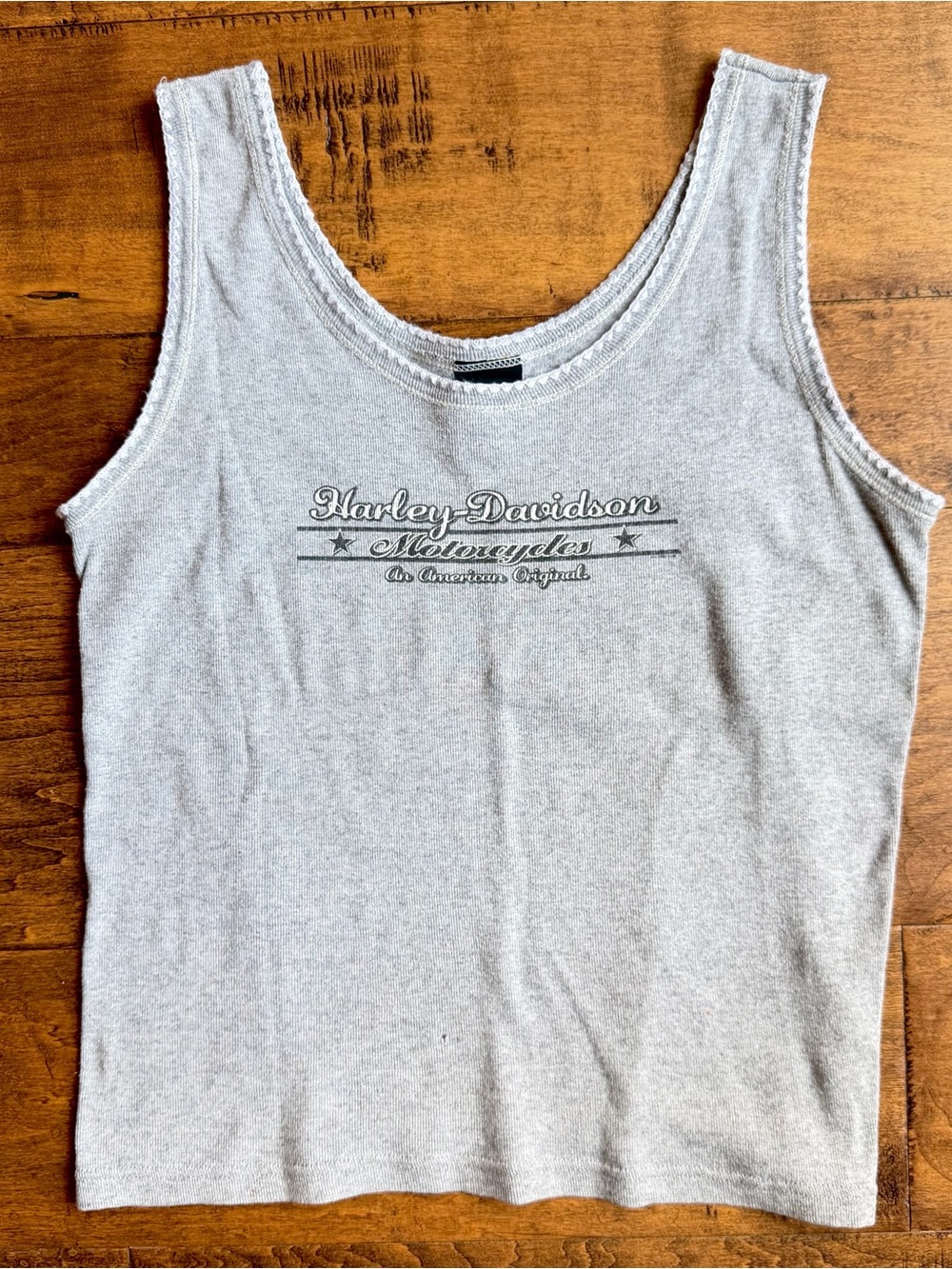 Vintage 90’s Harley Davidson Heather Grey Sleeveless Top